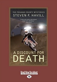 A Discount for Death (Posadas County, Bk 2) (Large Print)