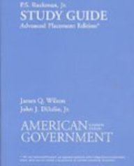 Wilson American Government Printed Study Guide Foradvanced Placement Eleventh Edition