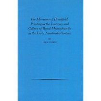 The Merriams of Brookfield: Printing in the Economy and Culture of Rural Massachusetts in the Early Nineteenth Century