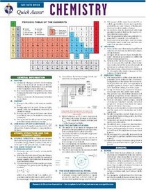 Chemistry - REA's Quick Access Reference Chart