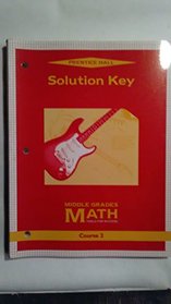 Middle Grades Math (Tools for Success) Solution Key Course 2