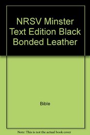 NRSV Minster Text Edition Black bonded leather NR12
