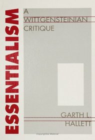 Essentialism: A Wittgensteinian Critique (Suny Series in Logic and Language)