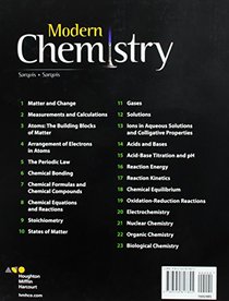 HMH Modern Chemistry: Student Edition 2017