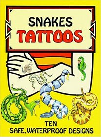 Snakes Tattoos (Temporary Tattoos)