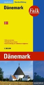 Falkplan Dnemark 1 : 300 000 / Lnderkarte