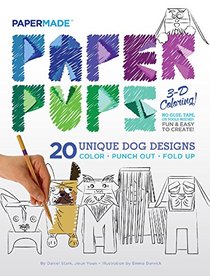Paper Pups 3-D Coloring!