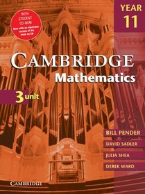 Cambridge 3 Unit Mathematics Year 11 (Cambridge Secondary Maths (Australia))