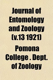 Journal of Entomology and Zoology (v.13 1921)