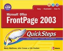 Microsoft Office FrontPage 2003 QuickSteps (Quicksteps)