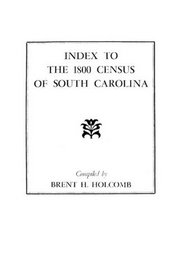 Index to the 1800 Census of South Carolina