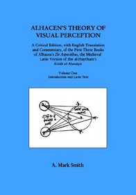 Alhacen's Theory of Visual Perception 2-volume set)