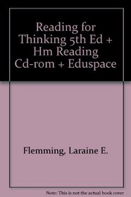 Reading for Thinking 5th Ed + Hm Reading Cd-rom + Eduspace