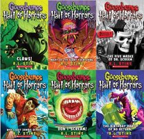 Goosebumps Hall of Horrors Boxed Set: #1 Claws!; #2 Night of the Giant Everything; #3 The Five Masks of Dr. Screem; #4 Why I Quit Zombie School; #5 Don't Scream!; #6 The Birthday Party of No Return! (Books 1-6)