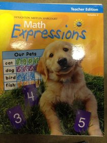 Math Expressions Level K, Volume 2 Teacher Edition