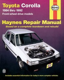 Haynes Repair Manuals: Toyota Corolla FWD, 1984-1992