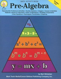 Pre-Algebra: Math Activity Book