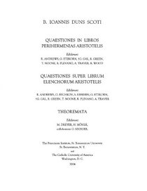 Quaestiones Super Libros Metaphysicorum Aristotelis, Books VI-IX (B. Ioannis Duns Scoti Opera Philosophica)