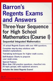Barron's Regents Exams and Answers Sequential Math Course I