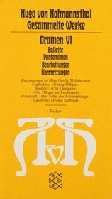 Gesammelte Werke, 10 Bde., Tb., 6, Dramen VI.