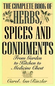Complete Book of Herbs, Spices and Condiments