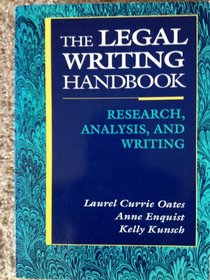 Legal Writing Handbook: Research Analysis and Writing