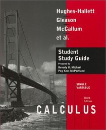 Calculus, Single Variable, Student Study Guide