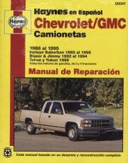 Chevrolet Pickup, '88'95 (Spanish)