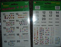 Numbers 11-20 Sticker Pack