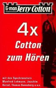 Jerry Cotton Sammlung 1. Folge 5 - 8. 4 Cassetten in Box.