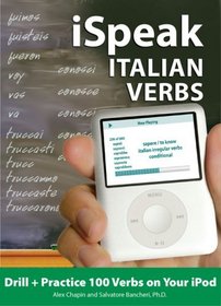 iSpeak Italian Verbs (MP3 CD + Guide) (iSpeak Audio Phrasebook)