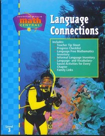 Houghton Mifflin Math Central Language Connections, Level 3 (INCLUDES: teacher tip sheet, progress checklist, language free mathematics inventory,, informal language inventory, language and vocabulary based activities for every chapter, family links)