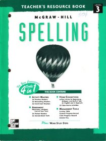 McGraw-Hill spelling: Teacher's resource book