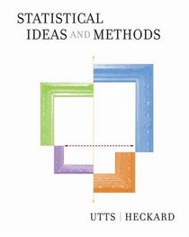 Statistical Ideas and Methods (with CD-ROM and Interactive Video Skillbuilder)