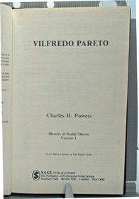 Vilfredo Pareto (The Masters of Sociological Theory)