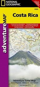 Costa Rica Adventure Travel Map (Trails Illustrated)