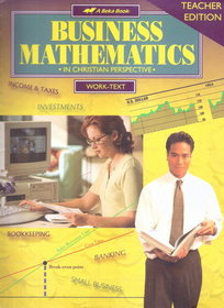 A Beka Book Business Mathematics Teacher Edition Book