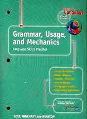 Grammar Usage and Mechanics: Language Skills Practice Fourth Course