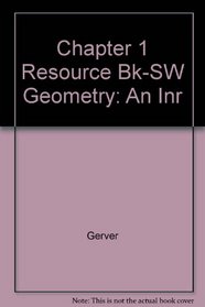 Chapter 1 Resource Book (South-Western Geometry An Integrated Approach)