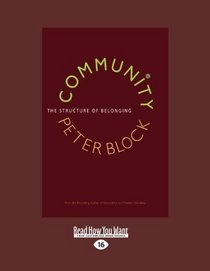 Community (EasyRead Large Edition): The Structure of Belonging