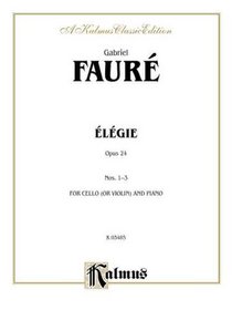 Elegie, Op. 24 (Kalmus Edition)