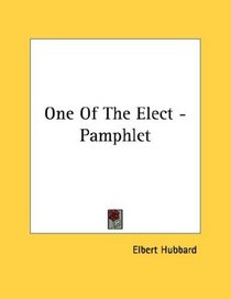 One Of The Elect - Pamphlet