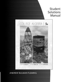 Student Solutions Manual for Stewart/Redlin/Watson's College Algebra, 5th