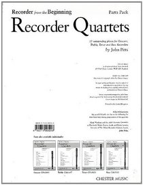 Recorder from the Beginning: Recorder Quartets (Set of Parts)