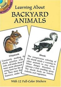 Learning About Backyard Animals (Learning about Books (Dover))
