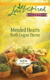 Mended Hearts (Men of Allegany County, Bk 3) (Love Inspired, No 660) (Larger Print)