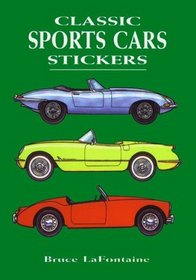 Classic Sports Cars Stickers