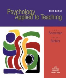 Psychology Applied To Teaching With Upgrade Cd-rom And Web, Ninth Edition
