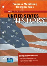 United States History, Progress Monitoring Transparencies