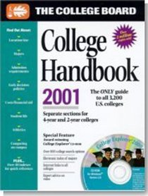The College Board College Handbook 2001: All-New Thirty-Eighth Annual Edition (College Handbook, 38th ed, 2001)